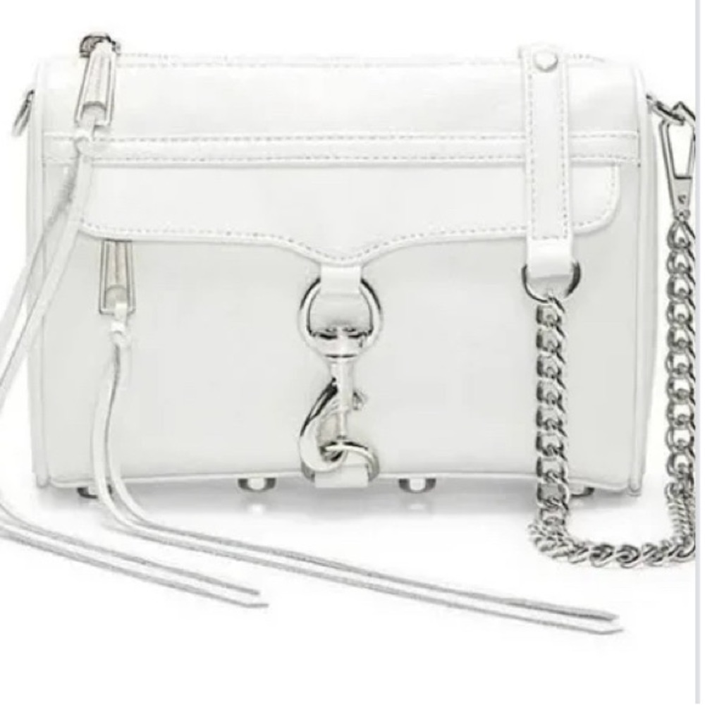 Rebecca Minkoff Mini Mac Bag - White - Genuine Leather
